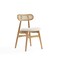 Manhattan Comfort Colbert Dining Chair in Nature and Cane with  Oatmeal Upholstered Seating, Set of 2 DCCA02-OM - alternate 5